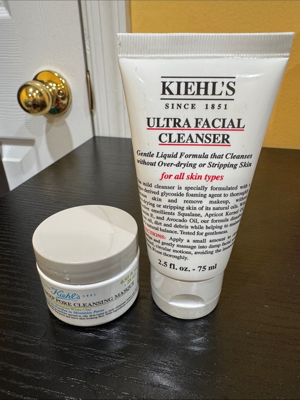 Kiehl’s Skincare Bundle – Ultra Facial Cleanser Rare Earth Deep Pore Masque